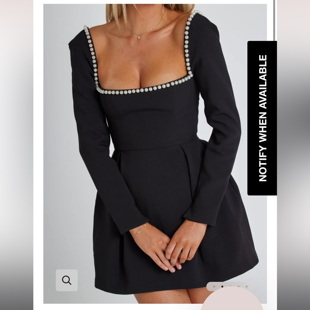 Odd Muse Pearl Dress Black